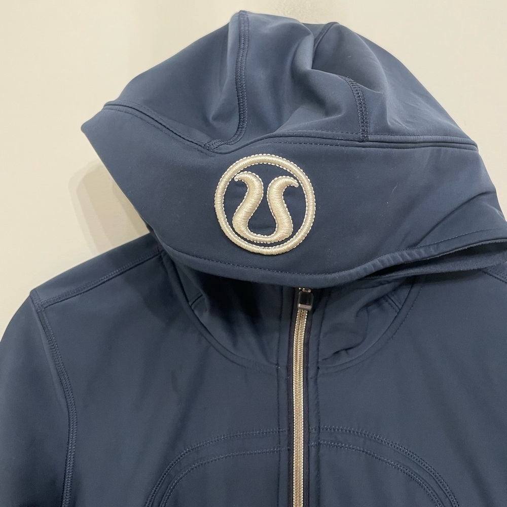 Lululemon Uba Hoodie Full Zip Jacket Logo Inkwell Navy Blue No Liner Women’s S? - Picture 3 of 10
